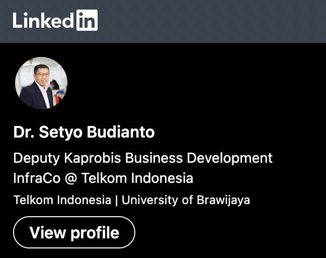 about me - Dr. Setyo Budianto